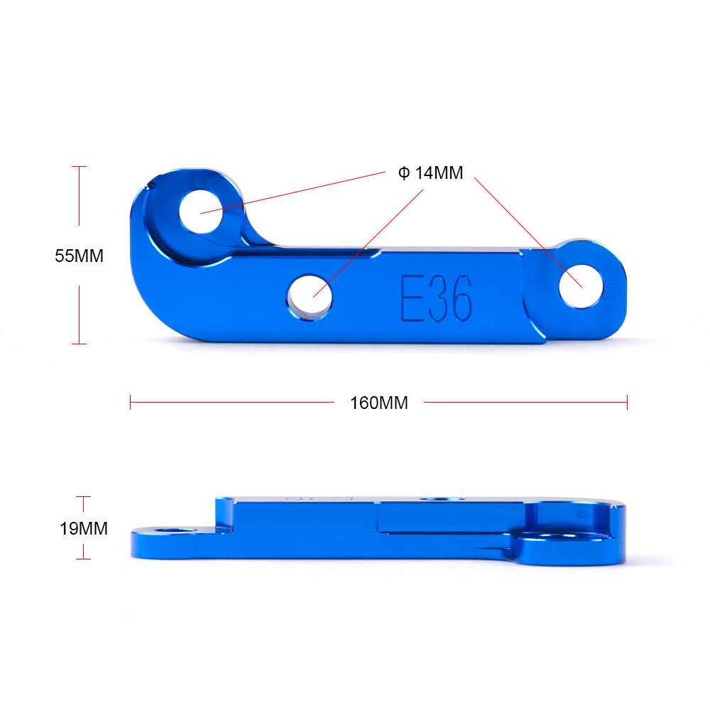 Adapter Increasing Turn Angles For BMW E36 M3 Tuning Drift Power 25%-30% Blue