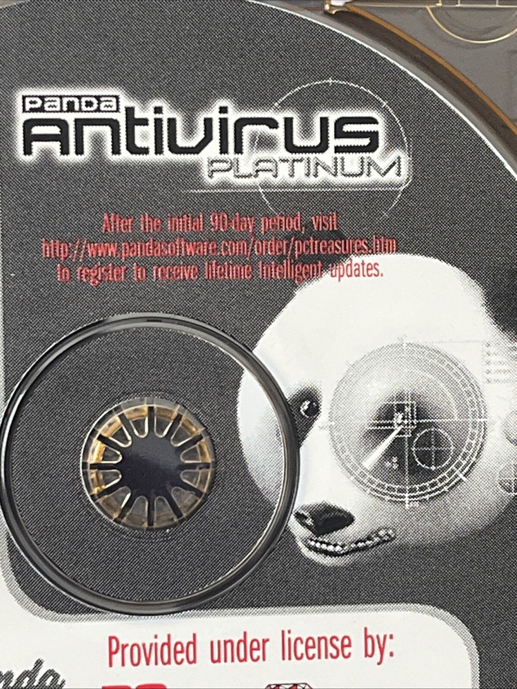 Panda Antivirus Platinum PC Treasures Program Disc Windows 95/98