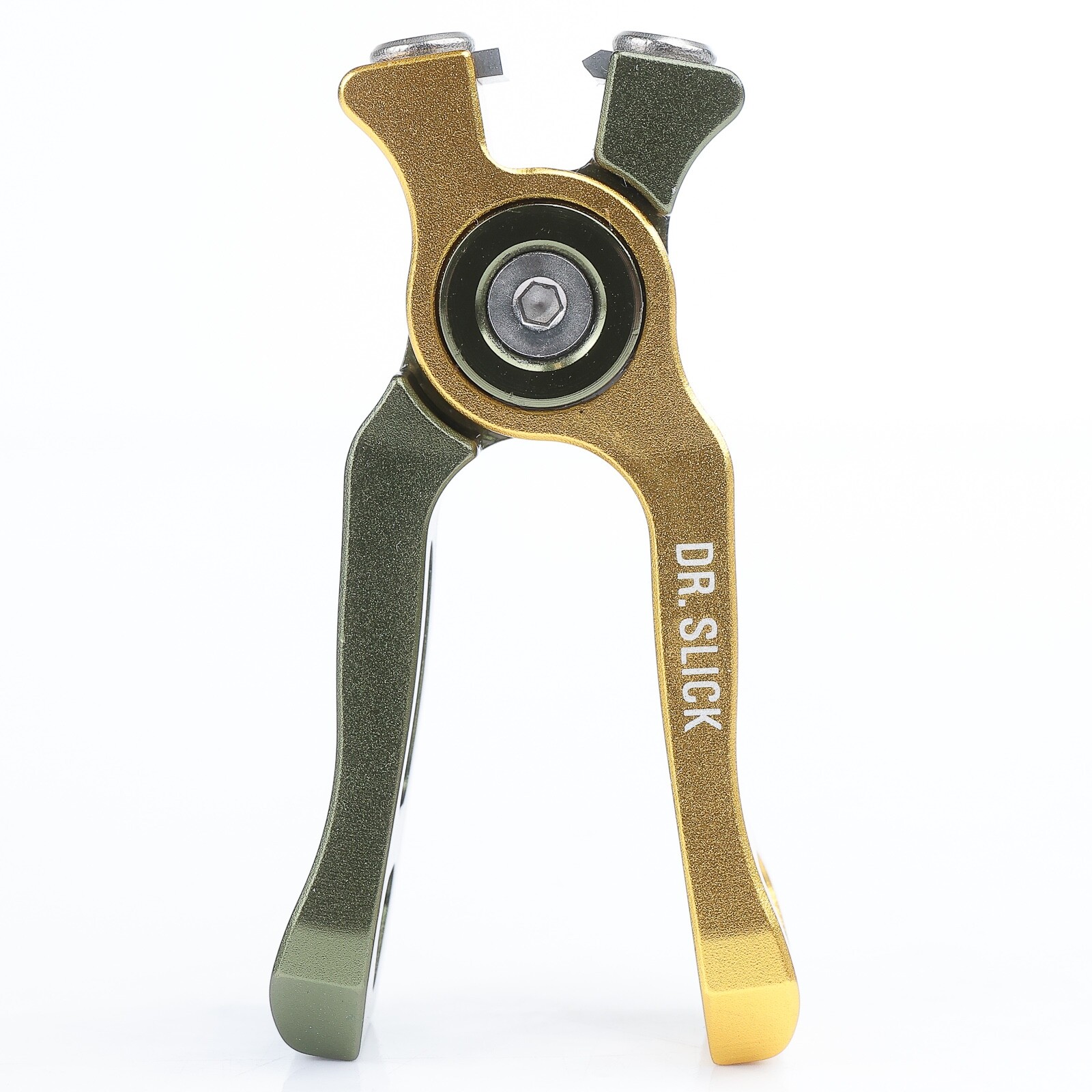 Dr Slick Cyclone Nipper - Straight Cut - Green/Gold - FREE SHIPPING