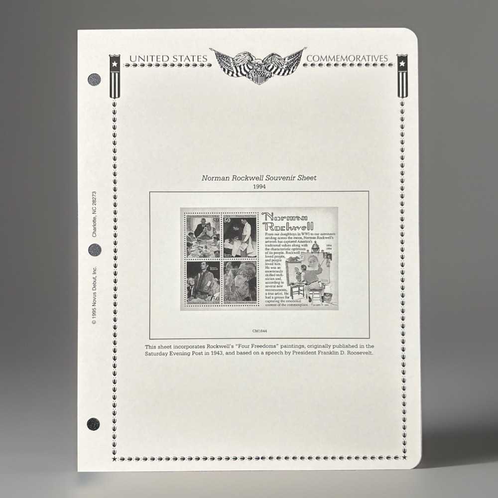 Minkus Album Pages Set Of 2 1994 Supplements