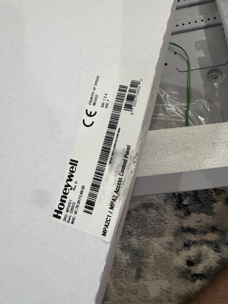 Honeywell MPA2 2 Door Access Control Panel MPA1002U-MPS/MPA1002E-MPS