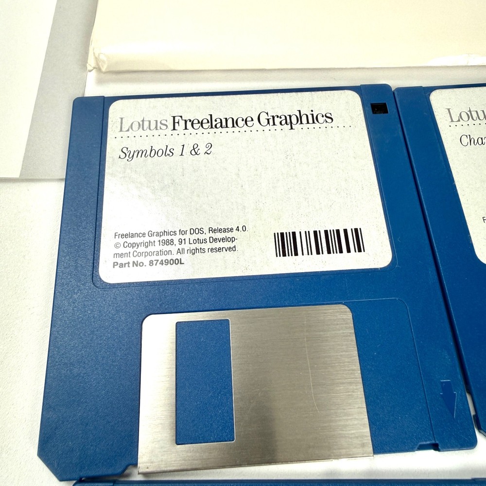 Lotus Freelance Graphics for DOS Release 4.0 Vintage Computing 83062