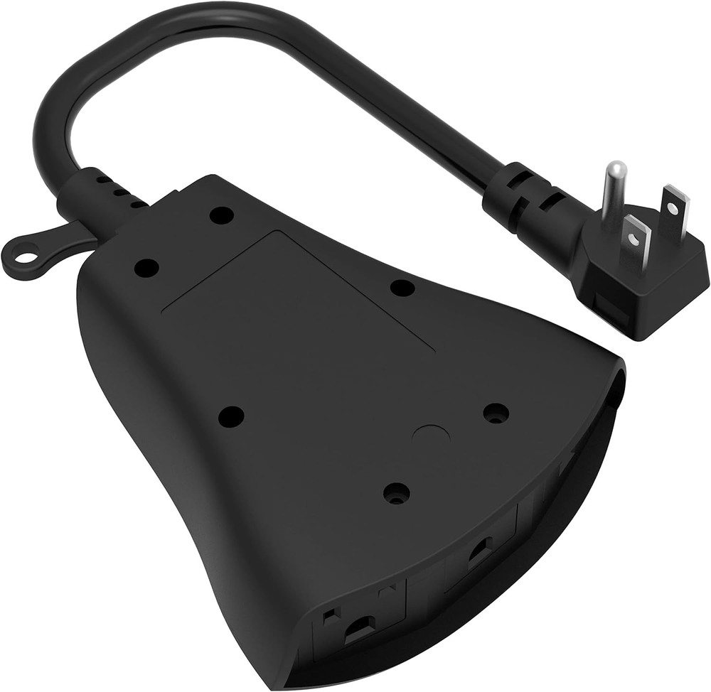 Monster Outdoor Smart Plug, 3-Outlet, Alexa/Google