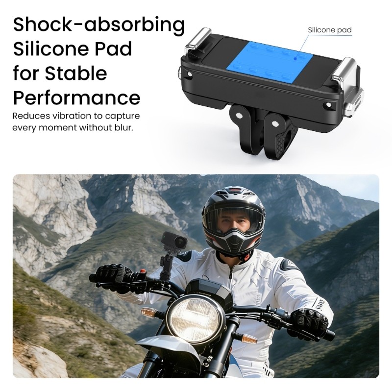 Quick Release Metal Mount For Action Camera With Lock Button And