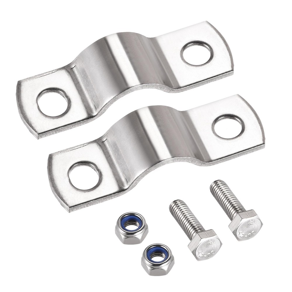304 Stainless Steel Wall Mount Ceiling Mount Pipe Support for 35mm Pipe