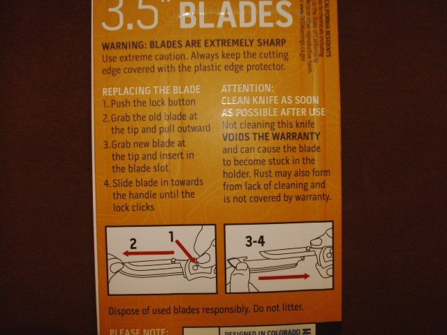 REPLACEMENT BLADES FOR OUTDOOR EDGE FOLDING KNIFE