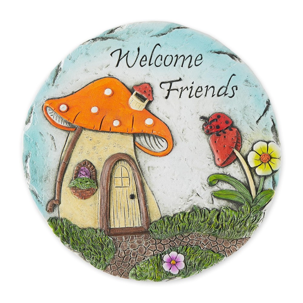 Accent Plus Welcome Friends Stepping Stone