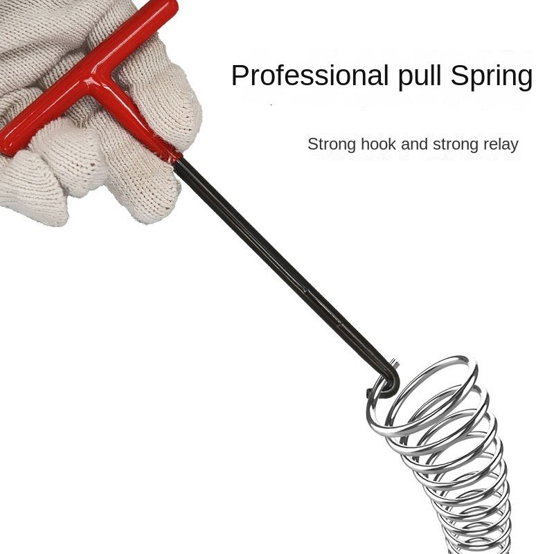 2×T-shaped spring disassembly assembly hook motorcycle modification exhaust pipe