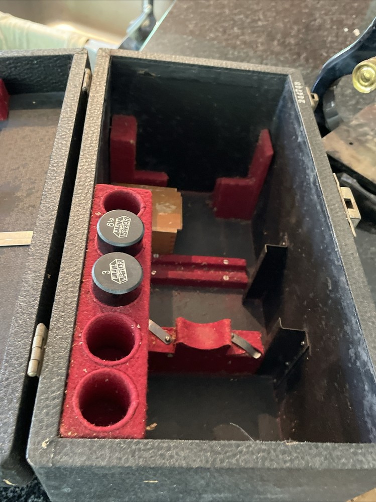 Antique Ernst Leitz Brass Microscope with Case Wetzlar Germany