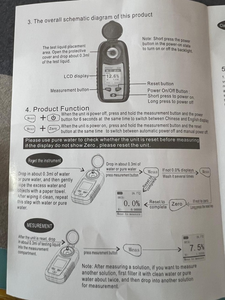 Aicevoos AS-Q6 Digital Refractometer