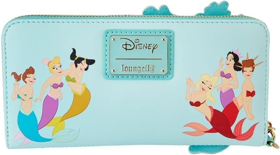 Loungefly Disney The Little Mermaid Princess Lenticular Wristlet Wallet New