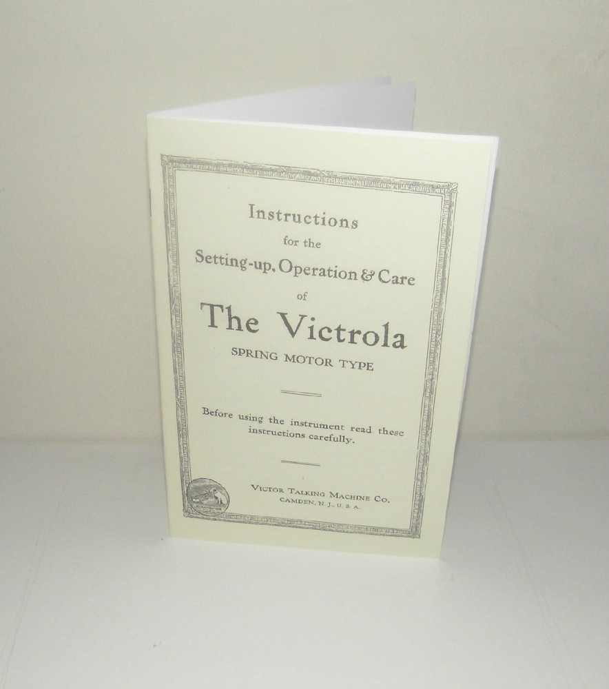 Victor Victrola Instruction Manual