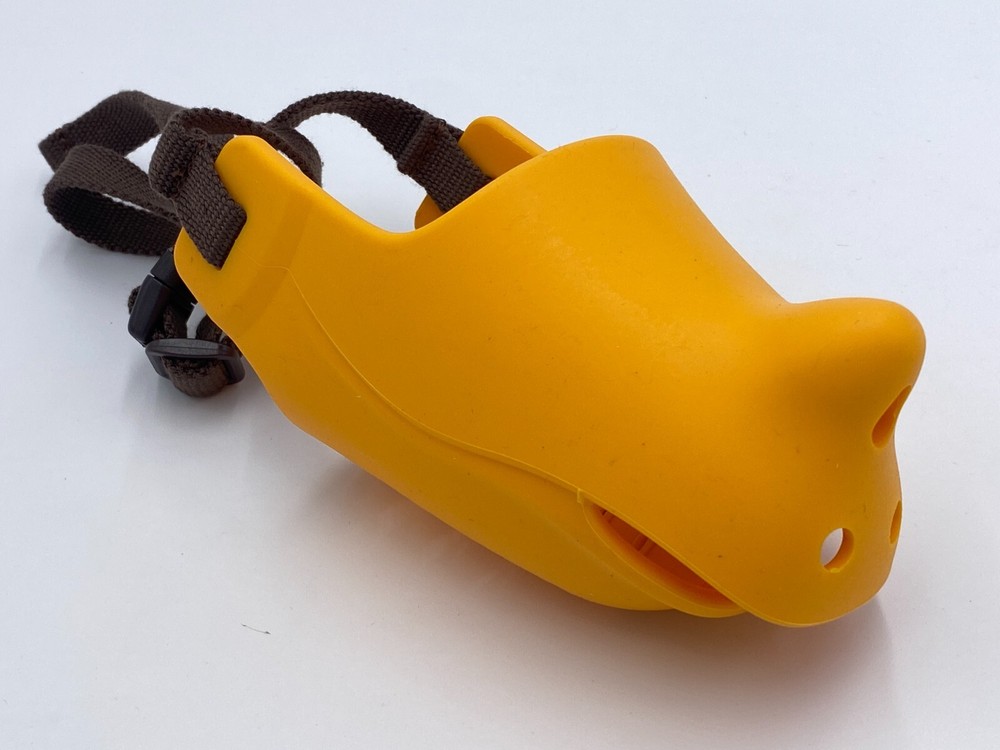 Augegel Dog Muzzle for Biting and Chewing,Anti Biting Muzzle - Silicone - Medium