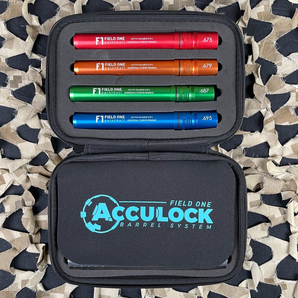 NEW Field One Dynasty Acculock 8 Insert Kit - AC Thread - Gloss Silver/D. Black
