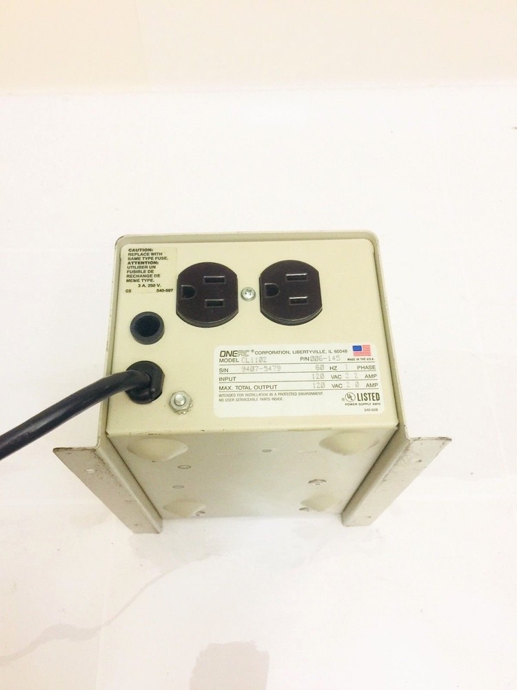 OneRC Model CL1102 Power Supply Maximum total Output 120
