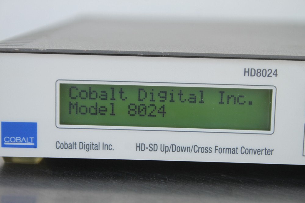 COBALT DIGITAL HD8024 HD-SD UP/DOWN/CROSS FORMAT CONVERTER