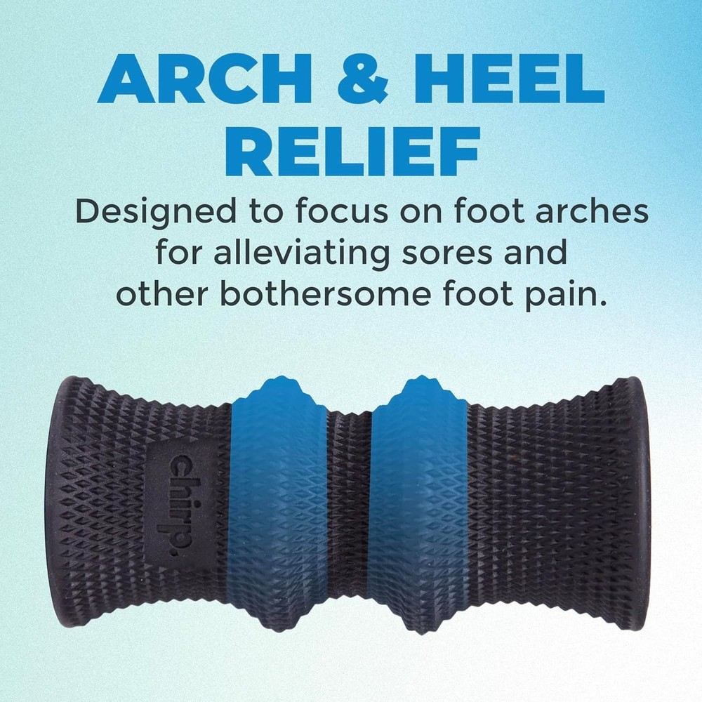Ergonomic Deep Tissue Foam Roller for Muscle Relief & Spinal Decompression