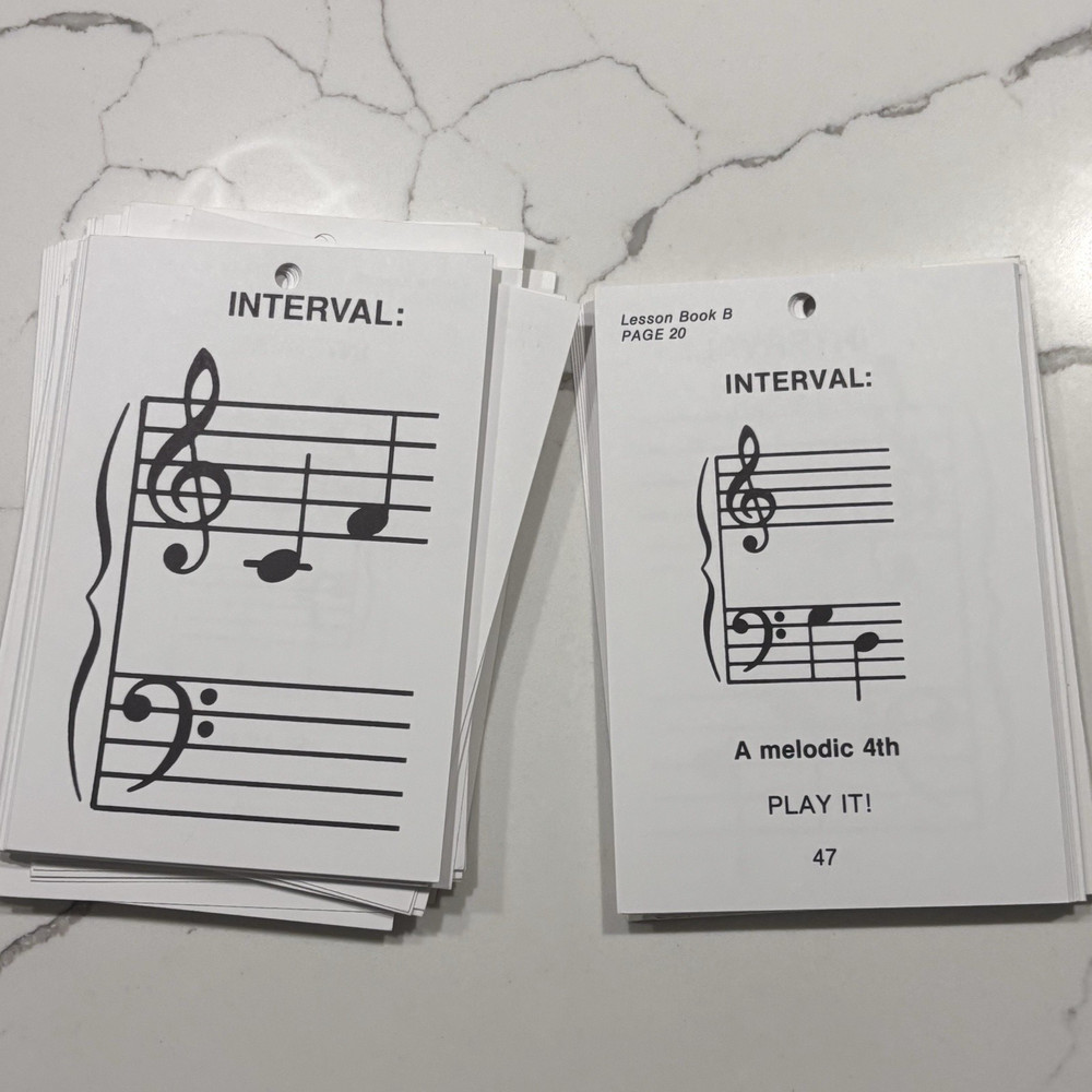 Alfred's Basic Piano Prep Course: Flash Cards Levels A & B Open Package EUC!