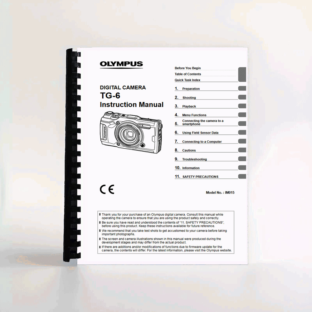 Olympus TG-6 Instruction Manual
