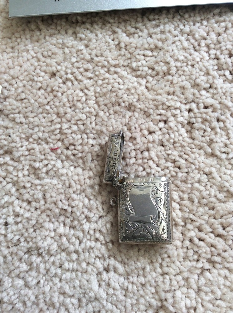 Antique Birmingham 1905 Silver March Box