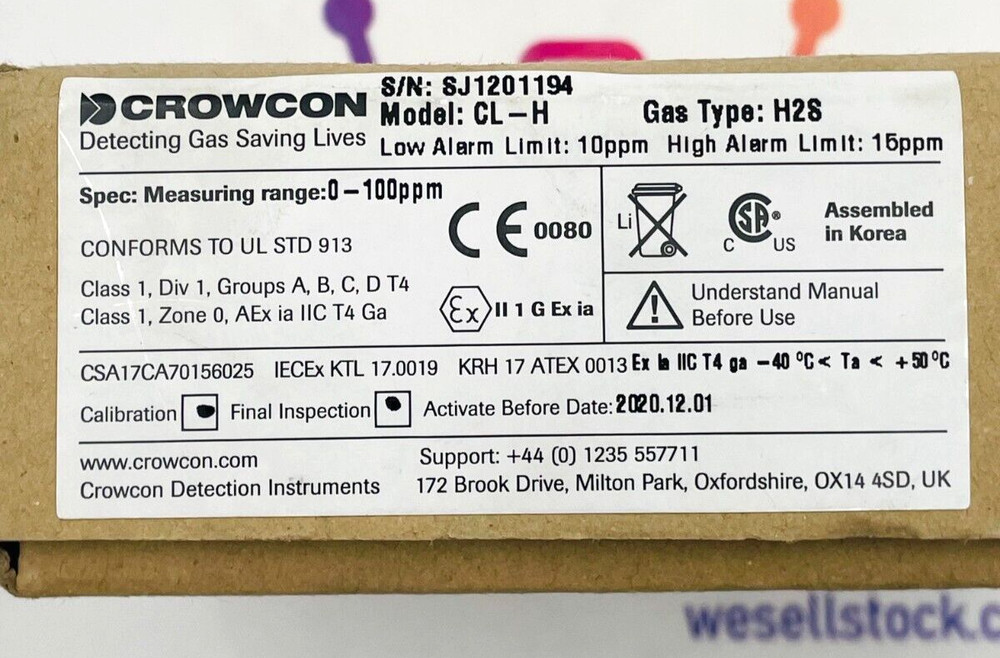 CROWCON CL-H Gas Detector