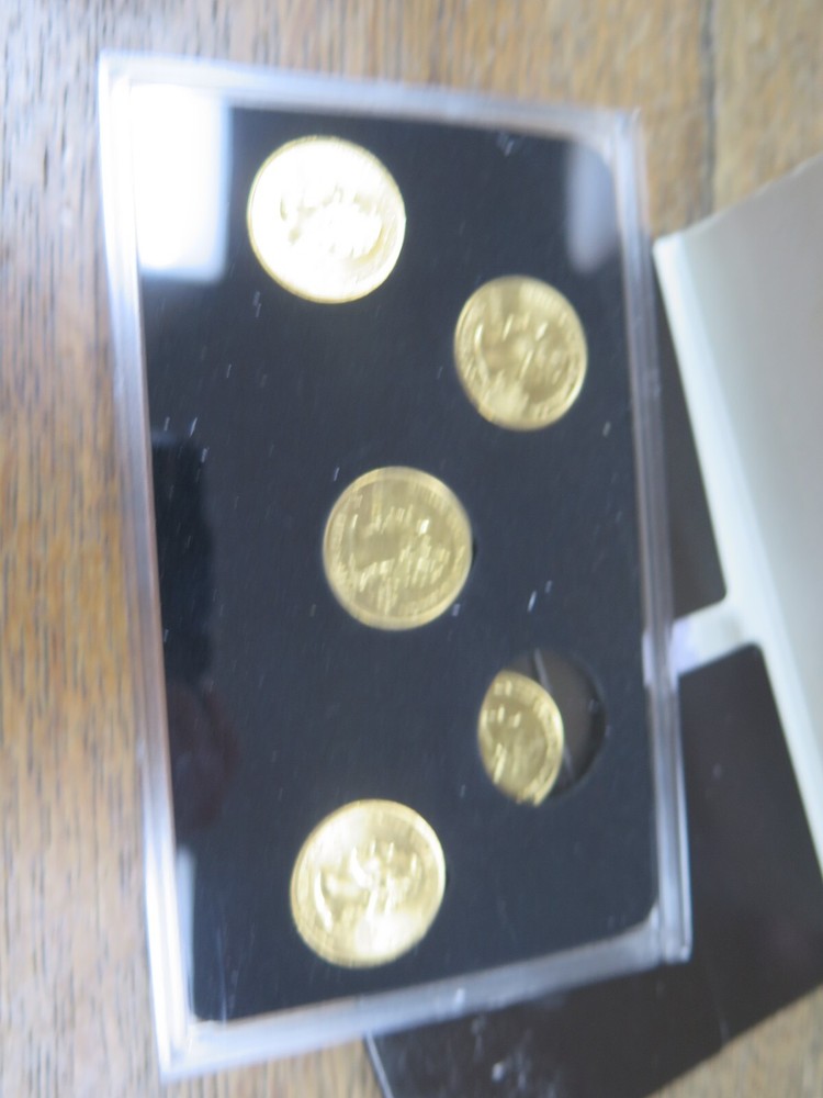 2003 Commemorative Quarters Set Gold Edition COIN SET