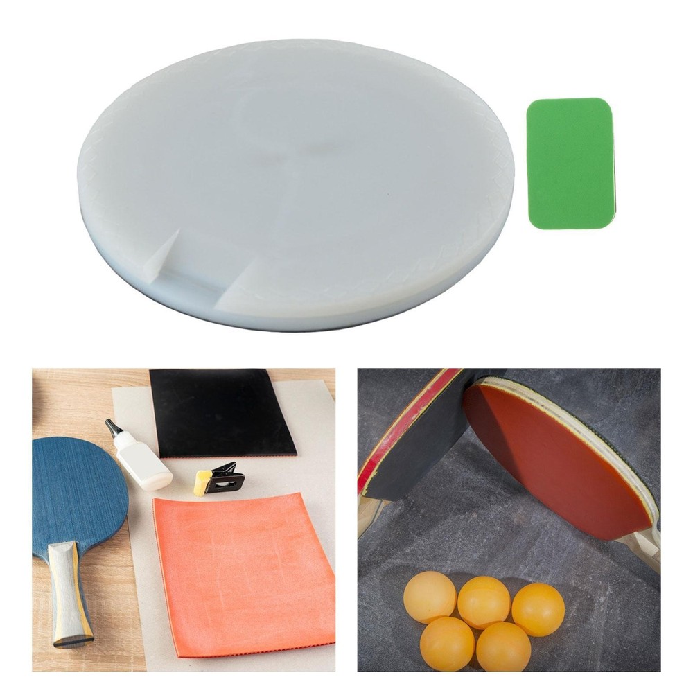 Table Tennis Rubber Cutting Rotating Platform DIY Rotating