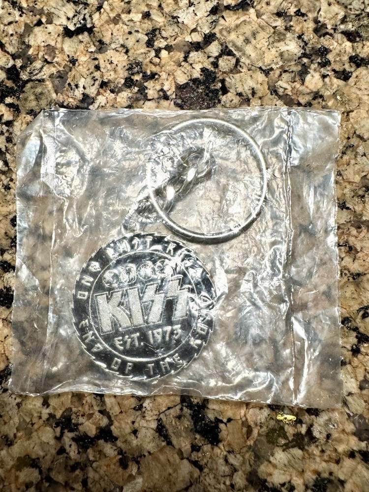 NEW Licensed KISS Keychain 2020 One Last Kiss, End of the Road Tour Heavy Metal