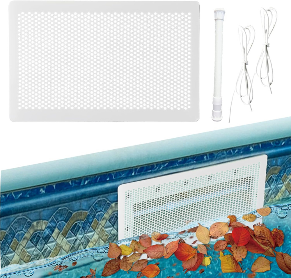 Pool Skimmer Leaf Guards For Inground Pools, Rust-Proof Above Ground Pool Skimme