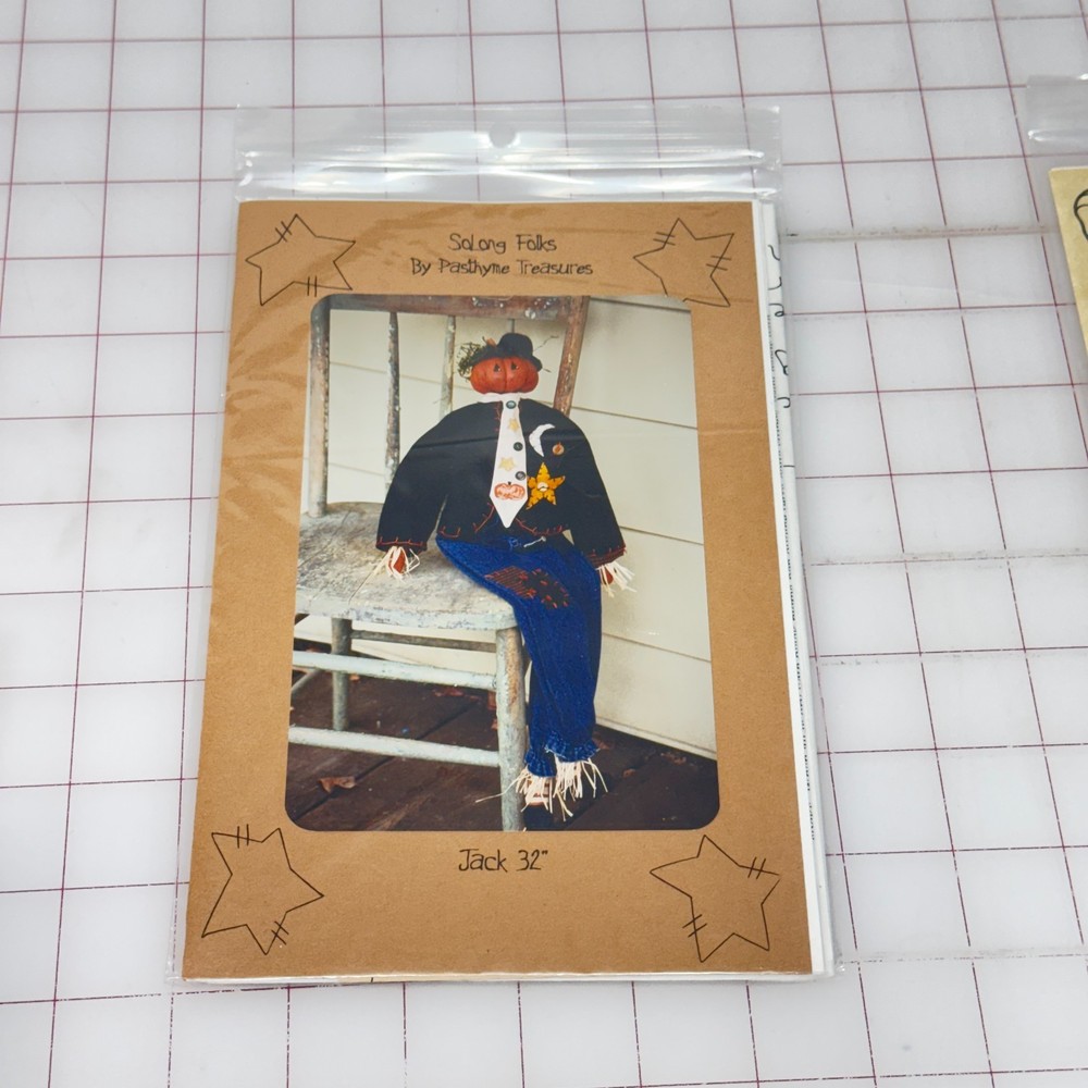 1996 SoLong Folks by Pasthyme Treasures Jack 32” Pattern #12A