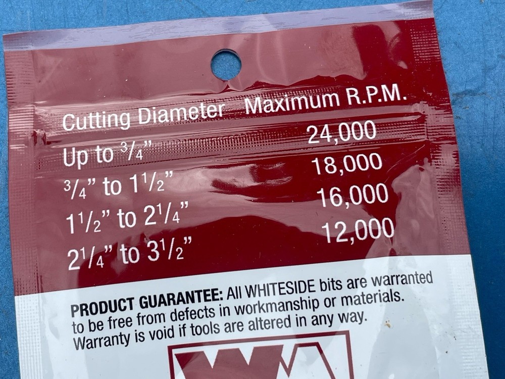 Whiteside Precision 3/8" OD Template Guide Bushing -Model 9540-38N