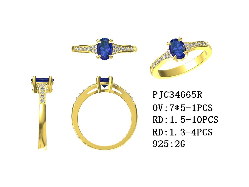 Sterling Silver Semi Mount Ring Setting Oval OV 7x5mm