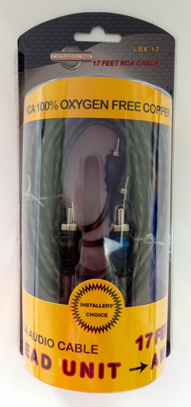 Cedarslink 17' two channel RCA CABLE