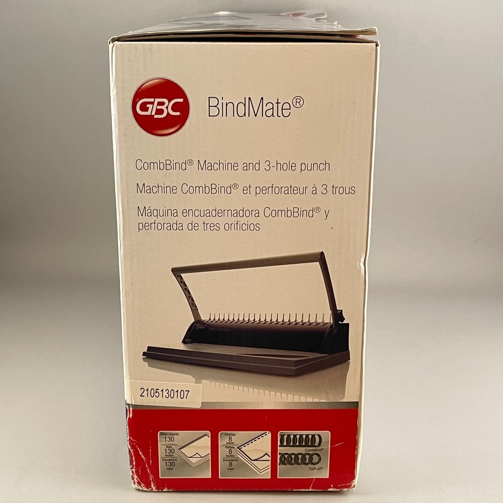 GBC BindMate CombBind Machine & 3 Hole Punch 7706170