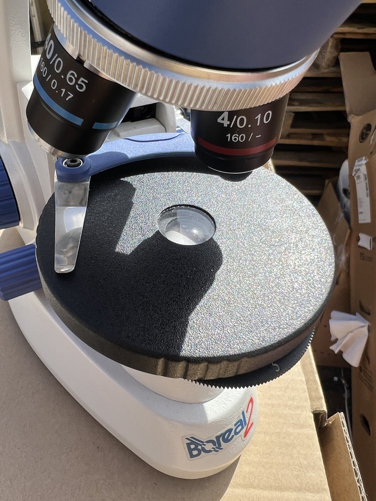 Boreal 2 Compound Microscope Science School Work Laboratory Students TESTED