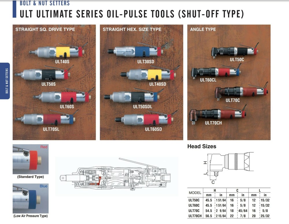 3/8” Drive Inline Pulse Nutrunner Screwdriver Air / Pneumatic Refurbished [C5B2]