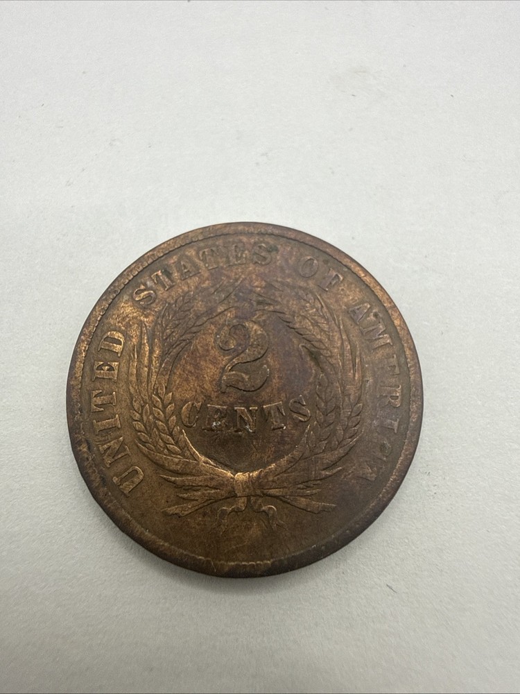 1864 Shield 2 Cent Piece #w034