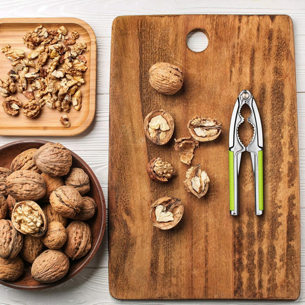 2 Pieces Walnut Cracker Tools Walnut Nutcrackers Metal Nut Shell Openers Nut She