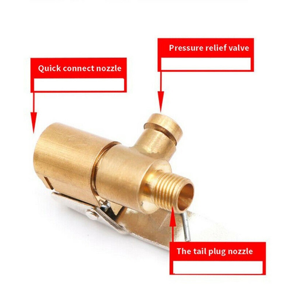 Quick Connector Pump Valve 1 Pcs About 0.8cm Brass Inflatable Deflatable