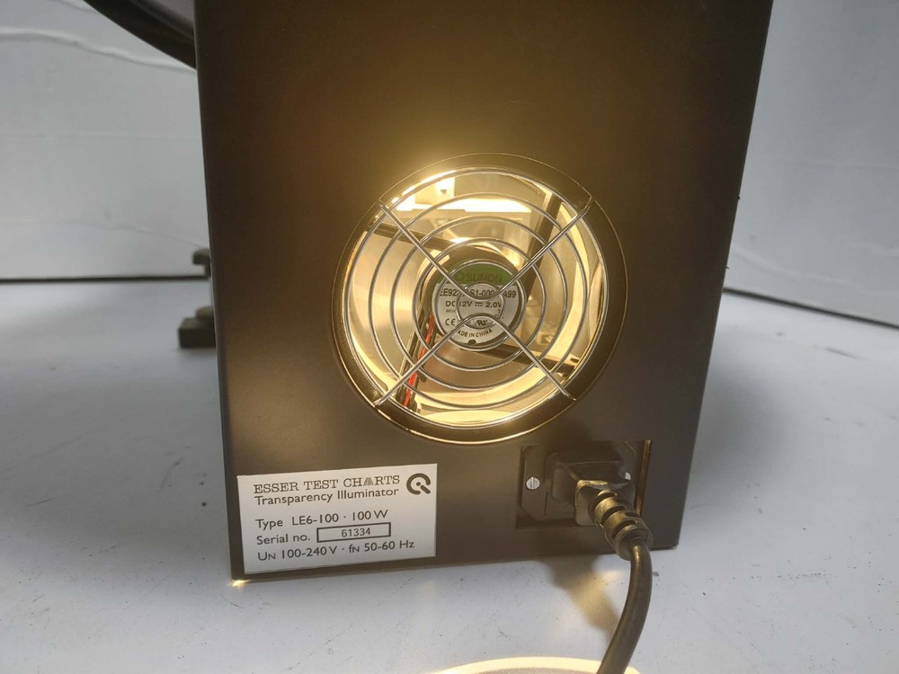 Esser Test Charts LE6-100 Spherical Transparency Illuminator 100W