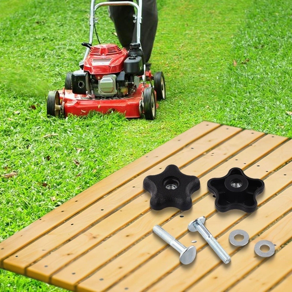 2 Pack For Toro Lawnmower Handle Knobs with Washer and Bolt Replacement Set