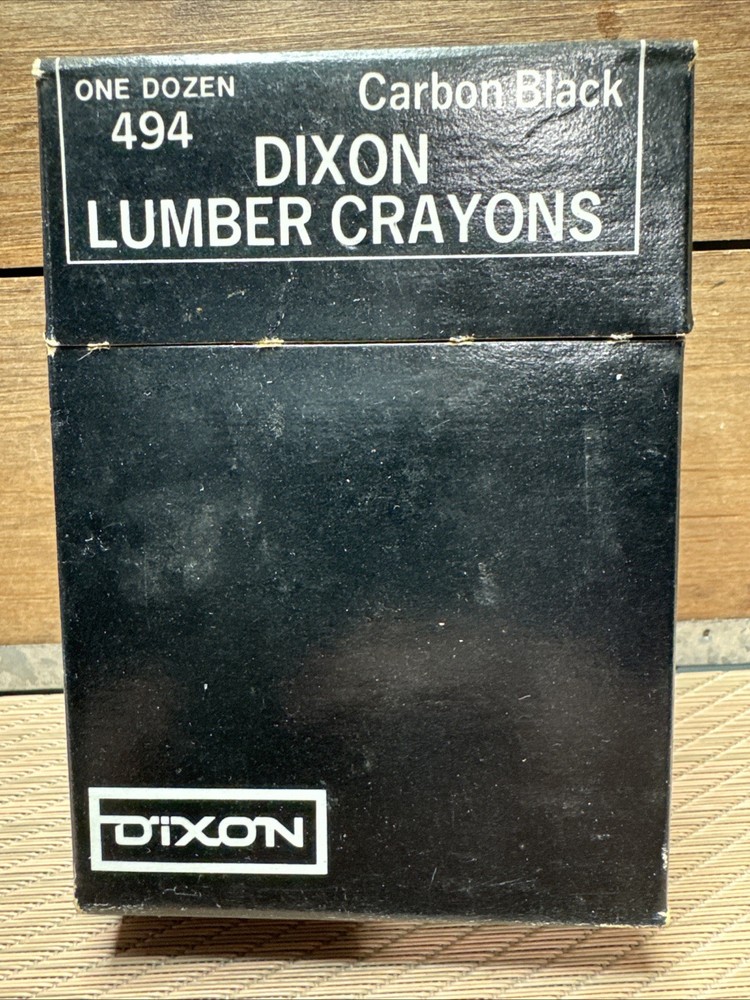 Lumber Crayons, Carbon Black, Dozen