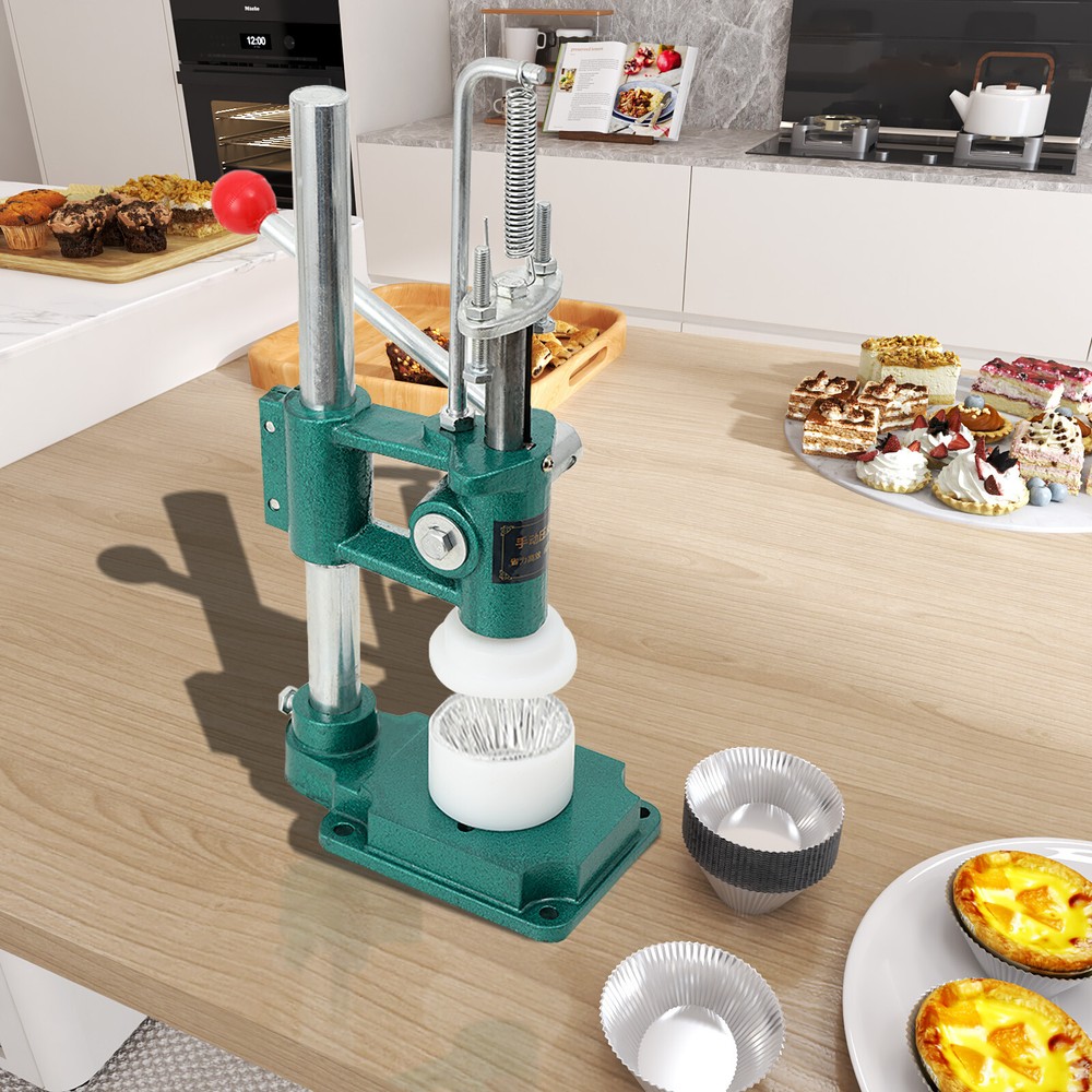 Egg Tart Pressing Machine Manual Maker Custard Tart Shell Mold, Hand Press Tool