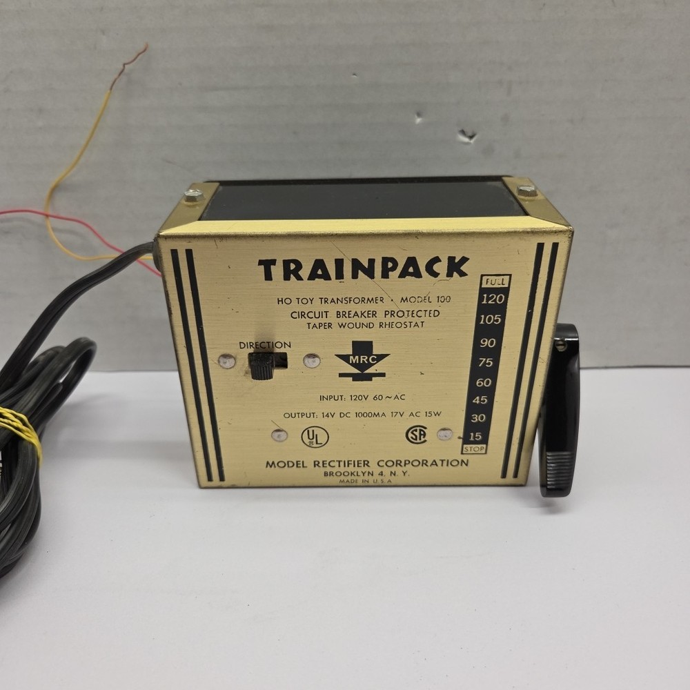 Model Rectifier Corporation Trainpack 100 Scale Model Train Transformer