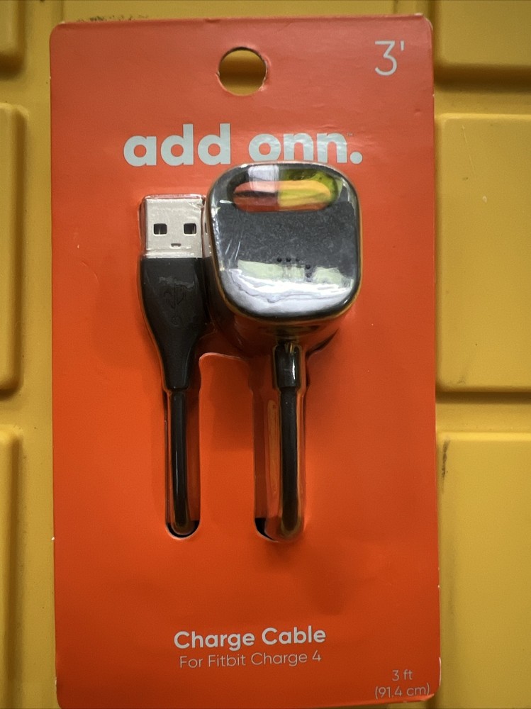 Add Onn Charge Cable Fitbit Charge 4  ( 3' ) cable