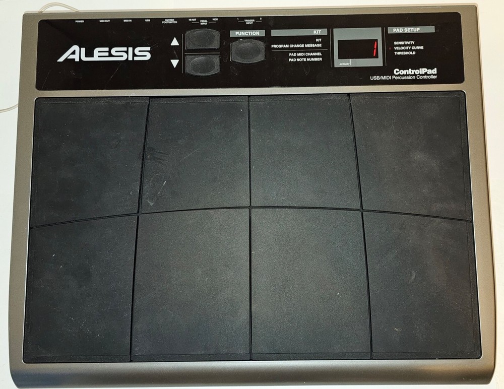 ALESIS ControlPad USB/MIDI Percussion Controller Pad for MIDI & DAW plugins