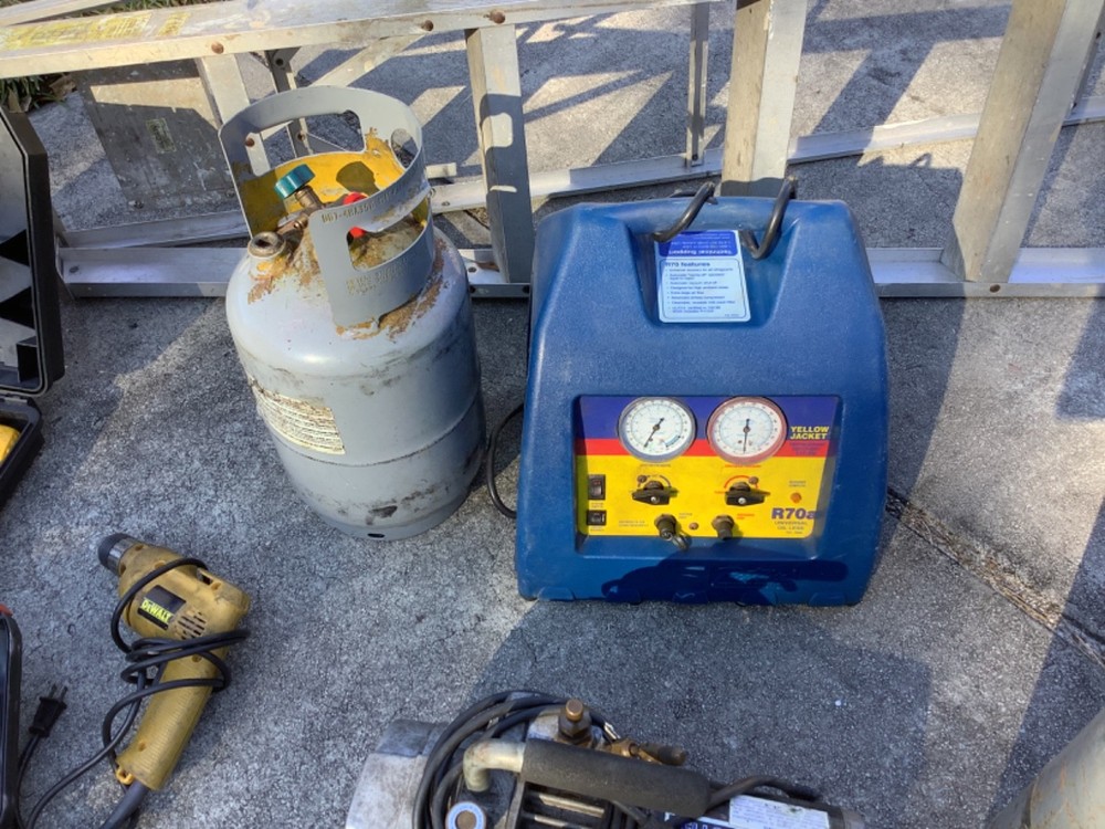 LARGE HVAC TOOLS, SUPPLIES, MATERIALS LOT