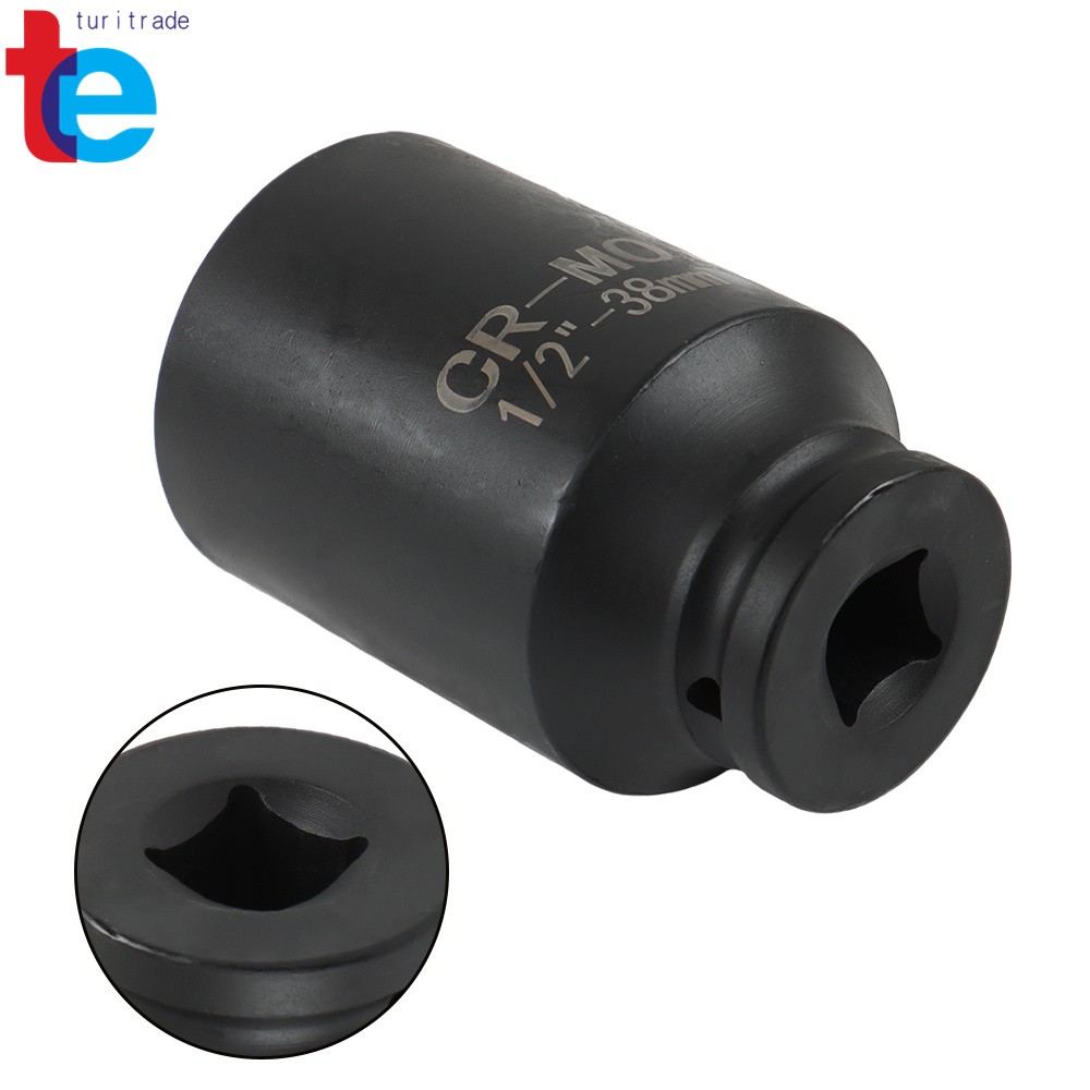 Deep Impact Socket Set 9Pcs 1/2" Drive Metric Axle Hub Nut Socket 29-38mm