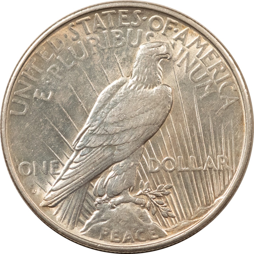 1934-D PEACE DOLLAR - FLASHY HIGH GRADE EXAMPLE!