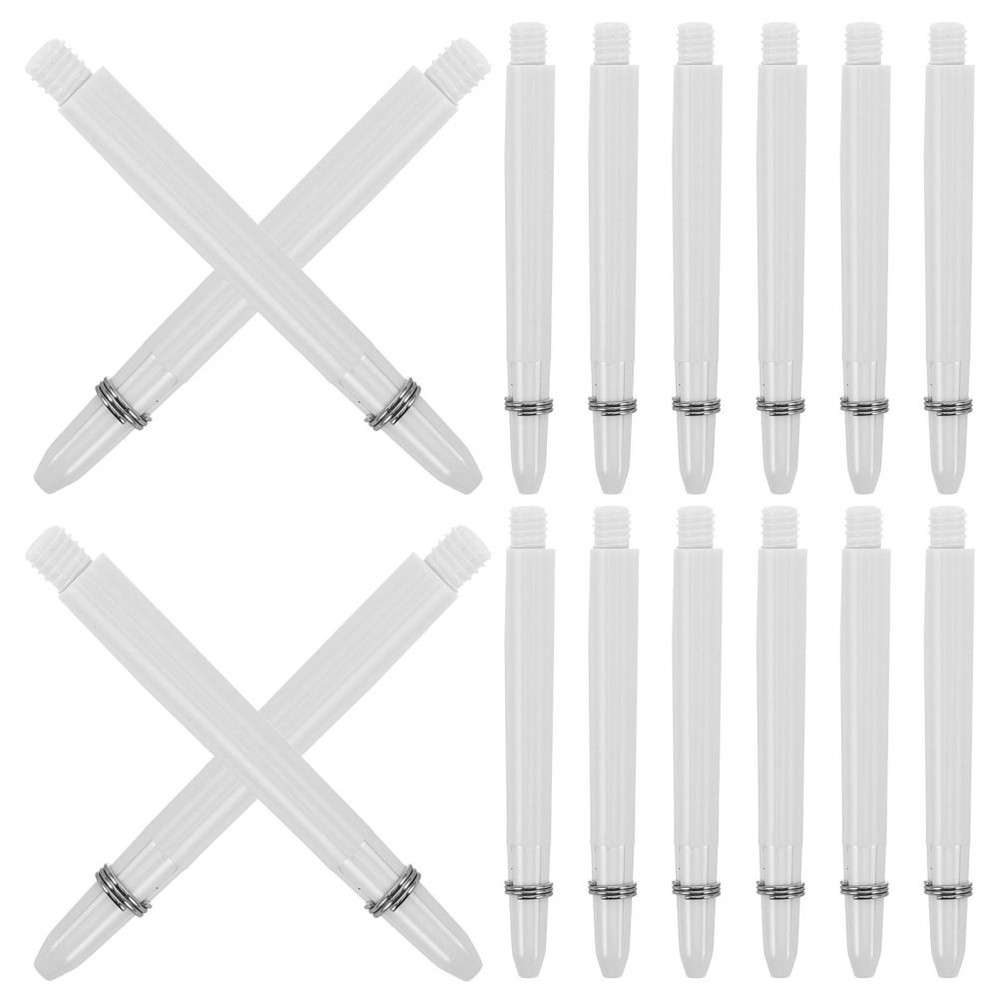 100 Pcs Dart Replacement Rod Plastic Shafts Stem with Threaded Nylon Rods